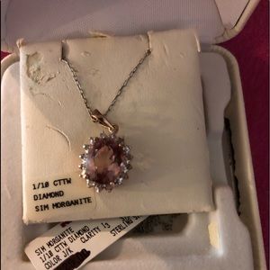 Ladies Morganite Necklace